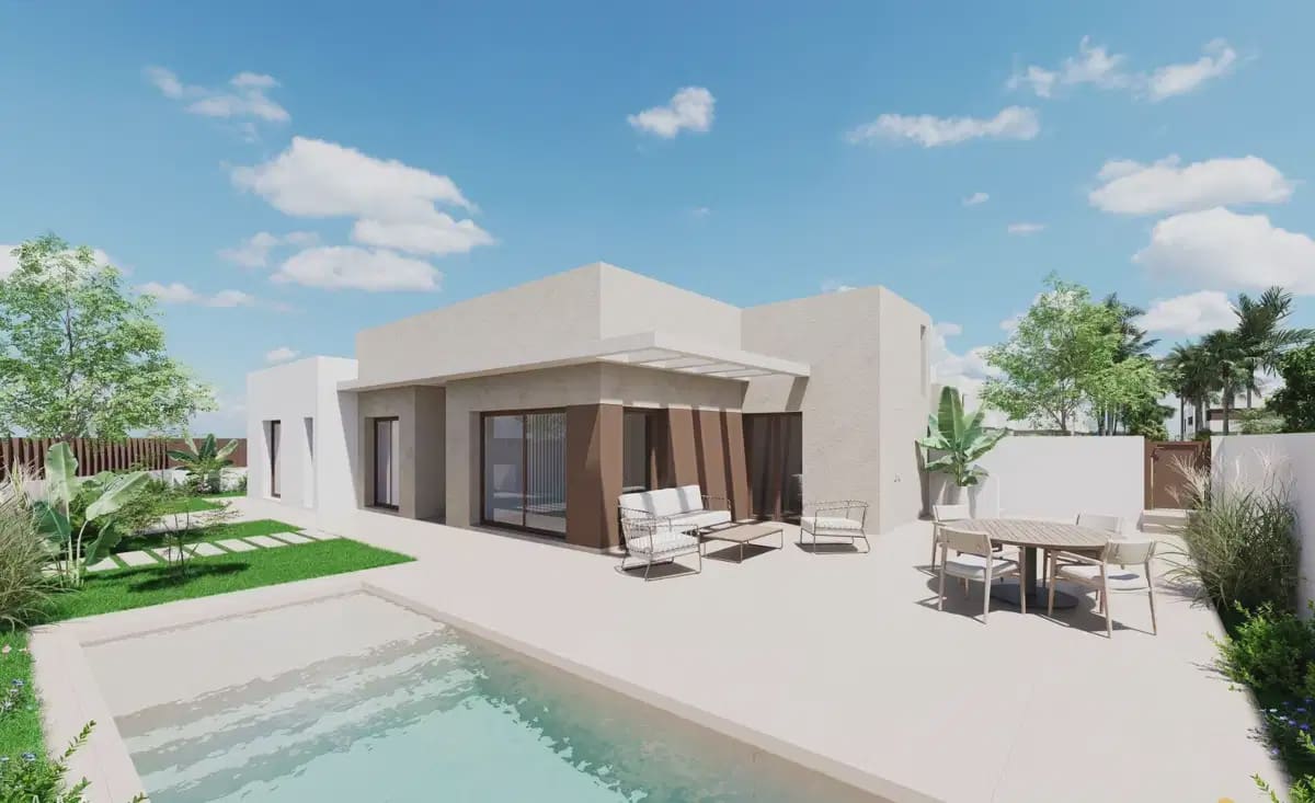 Chalet de 3 habitaciones en Los Alcázares en venta con piscina garaje - 439.000 € (Ref: 10062420)