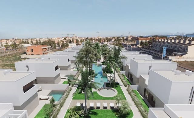 Chalet de 3 habitaciones en Las Lomas de Rame - Bahía Bella, Los Alcázares en venta con piscina garaje - 439.000 € (Ref: 10062420)