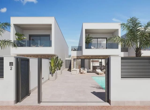3 soveværelse Semi-Rækkehus til salg i San Pedro del Pinatar ciudad, San Pedro del Pinatar med swimmingpool garage - € 439.000 (Ref: 10062421)