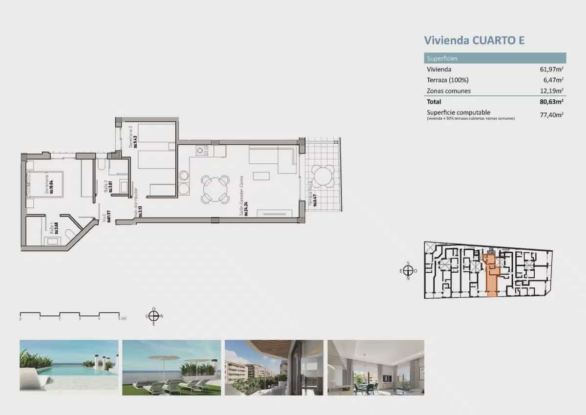 2 camera da letto Attico in vendita in Guardamar del Segura con piscina garage - 352.000 € (Rif: 10072886)
