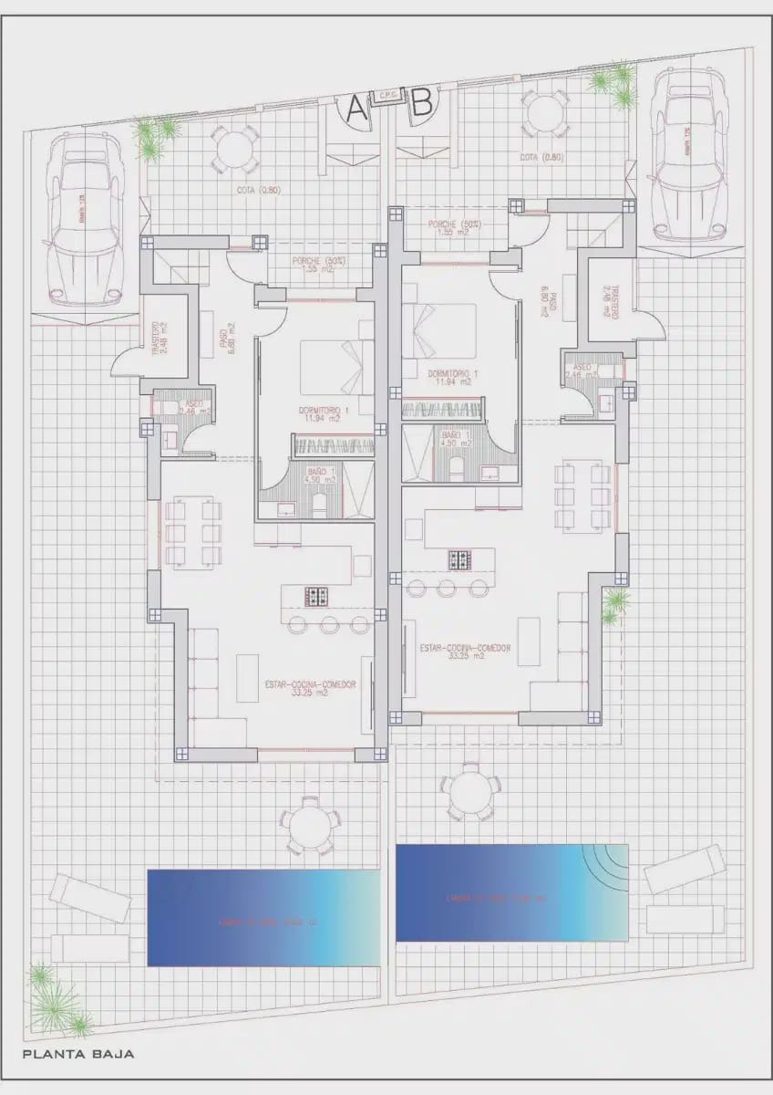 3 slaapkamer Halfvrijstaande villa te koop in Daya Nueva met zwembad garage - € 389.000 (Ref: 10080448)