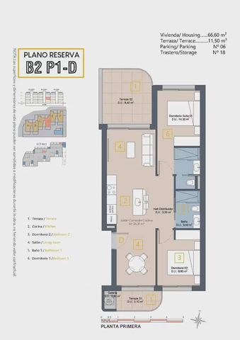2 soveværelse Lejlighed til salg i Las Lomas de Rame - Bahía Bella, Los Alcázares med swimmingpool garage - € 344.900 (Ref: 10098646)
