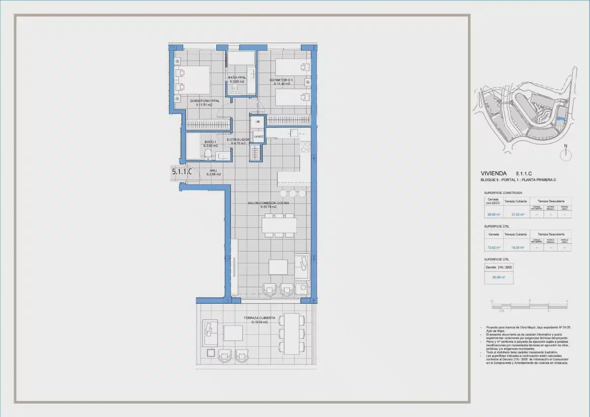 2 slaapkamer Appartement te koop in Mijas met zwembad garage - € 330.000 (Ref: 10098647)