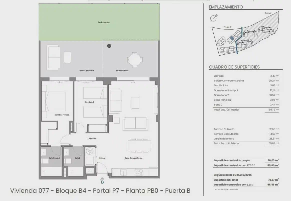 2 sovrum Lägenhet till salu i Mijas med pool garage - 345 000 € (Ref: 10098651)