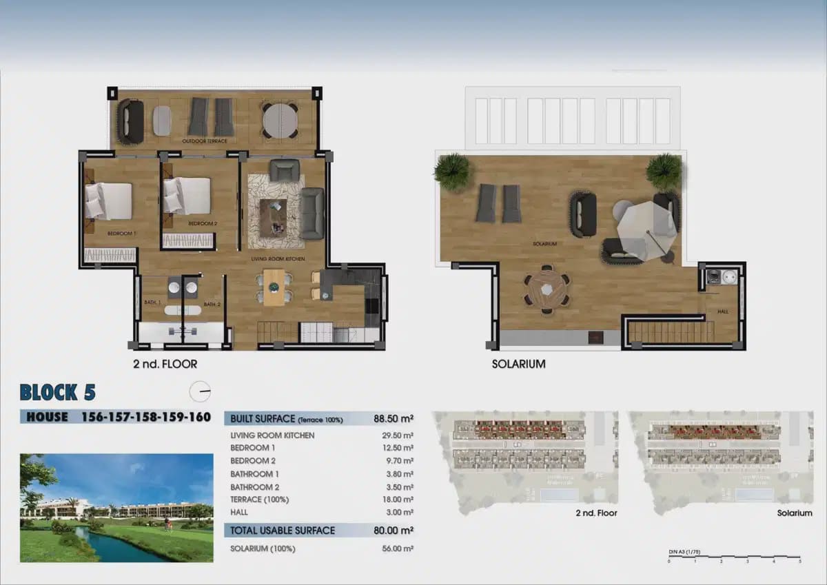 2 soveværelse Penthouse til salg i Los Alcazares med swimmingpool garage - € 325.000 (Ref: 10098655)