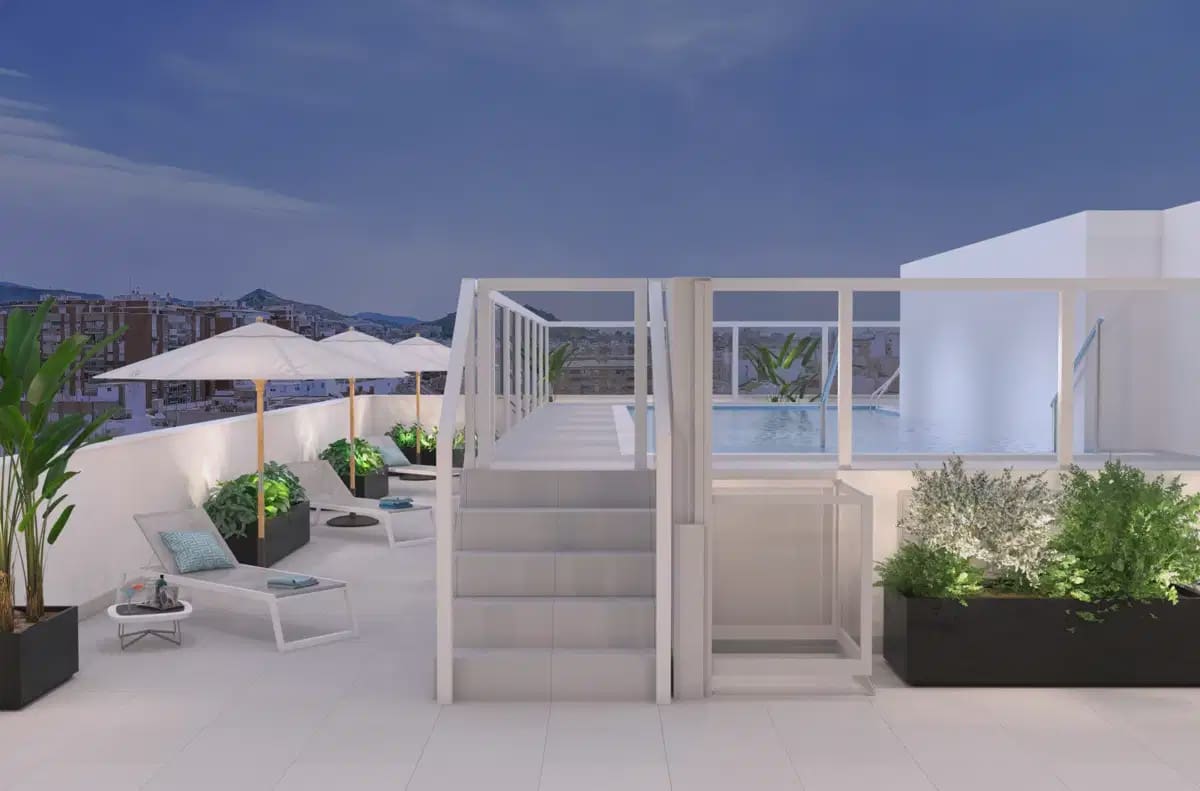 1 Zimmer Apartment zu verkaufen in Malaga Stadt mit Pool Garage - 325.000 € (Ref: 10098657)