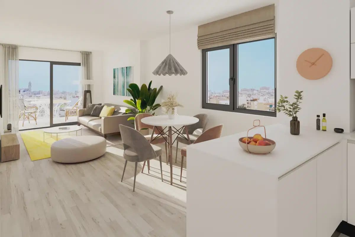 1 Zimmer Apartment zu verkaufen in Malaga Stadt mit Pool Garage - 325.000 € (Ref: 10098657)