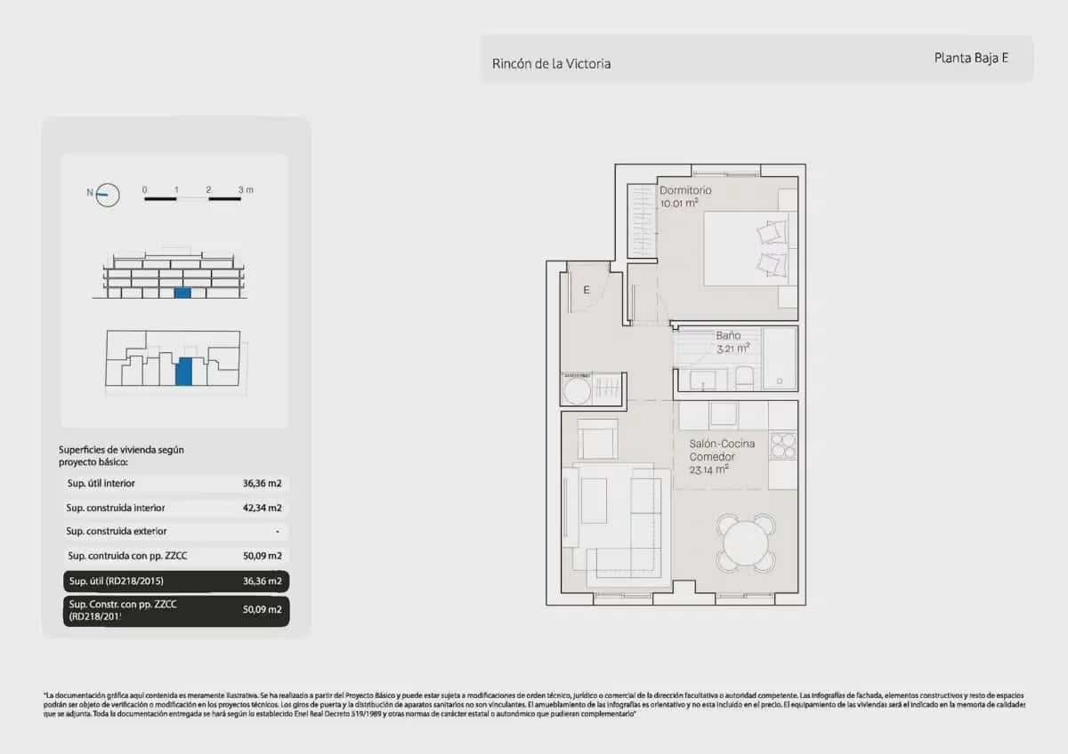 1 chambre Appartement à vendre à Rincon de la Victoria avec piscine garage - 328 000 € (Ref: 10098664)