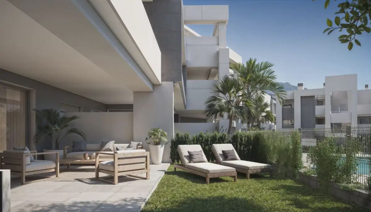 1 chambre Appartement à vendre à New Golden Mile avec piscine garage - 341 000 € (Ref: 10098670)