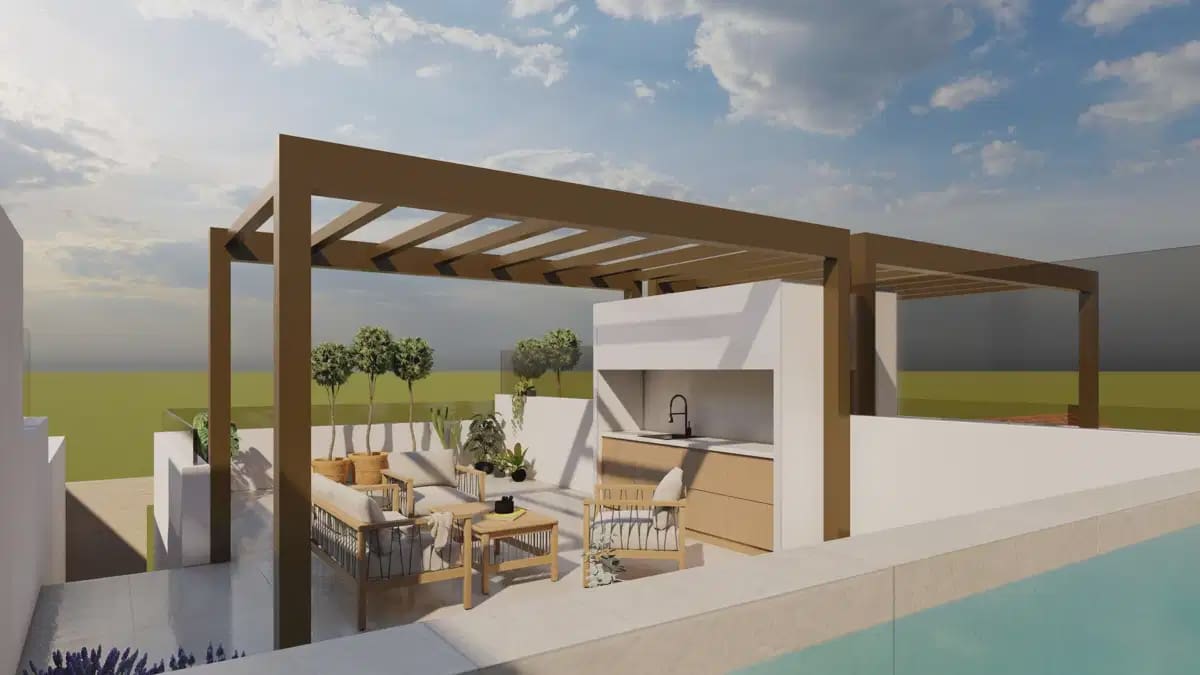 2 slaapkamer Bungalow te koop in San Pedro del Pinatar met zwembad garage - € 329.900 (Ref: 10098672)