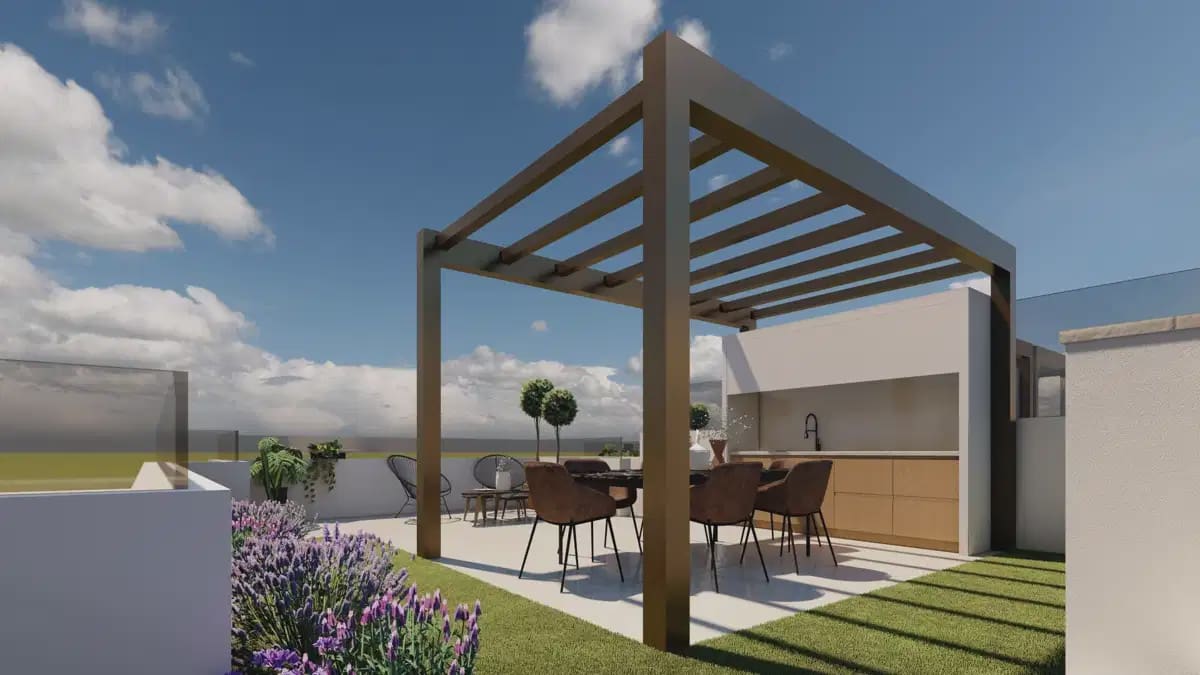 2 slaapkamer Bungalow te koop in San Pedro del Pinatar met zwembad garage - € 329.900 (Ref: 10098672)