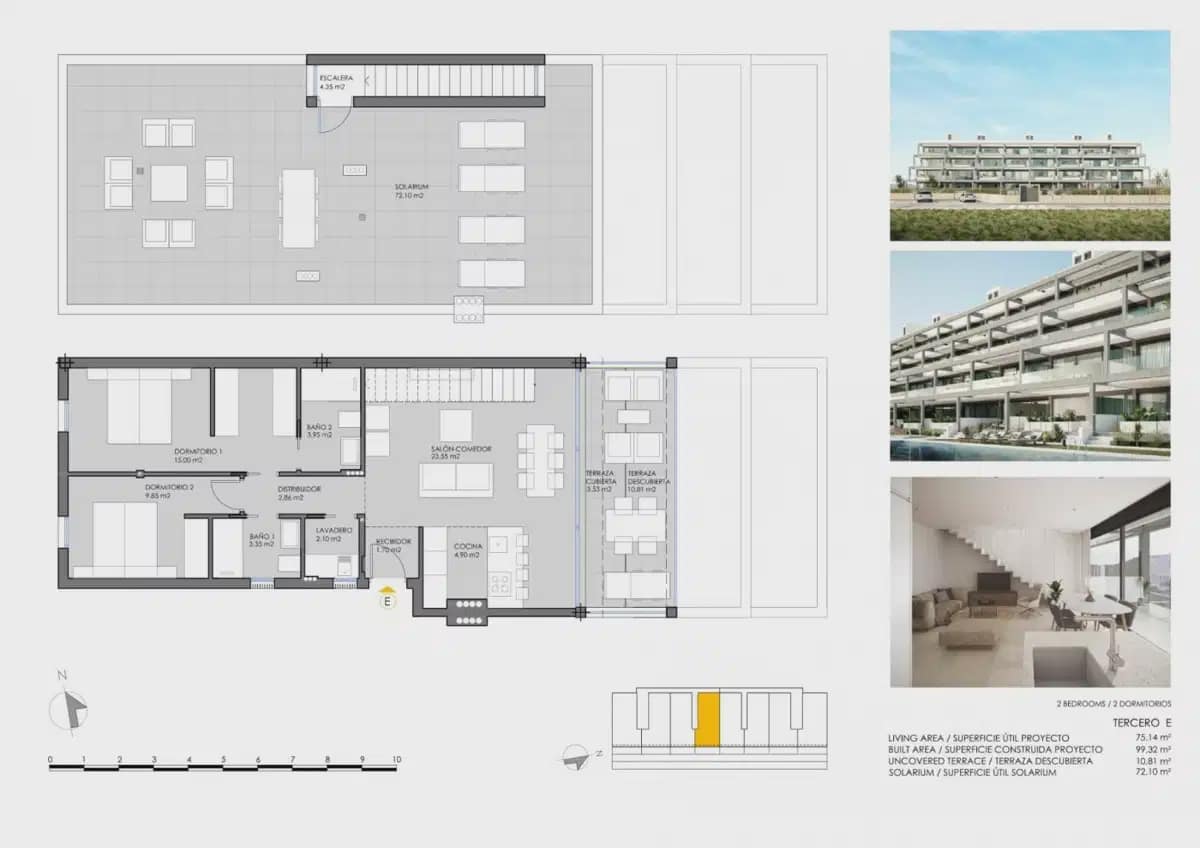 Ático de 2 habitaciones en Mar de Cristal en venta con garaje - 358.000 € (Ref: 10108854)