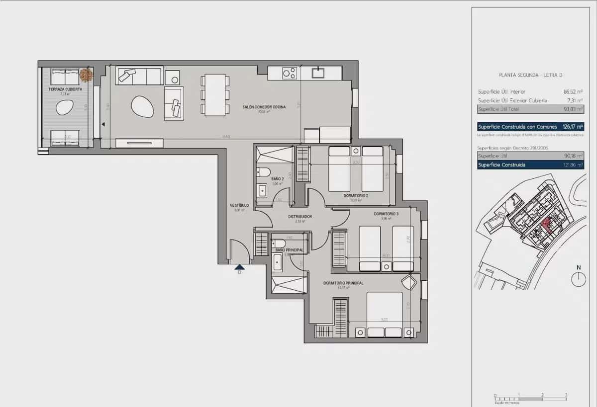 3 sovrum Lägenhet till salu i Manilva med pool garage - 355 000 € (Ref: 10108855)
