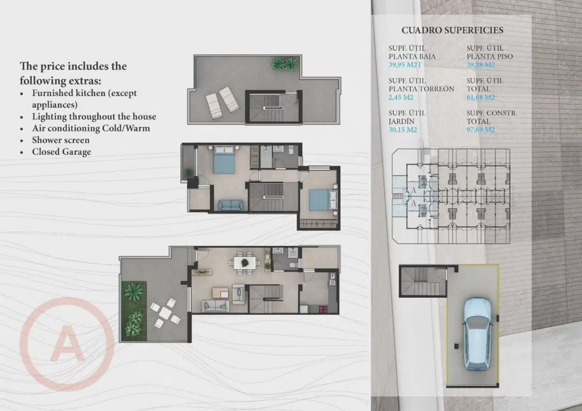 2 Zimmer Haus zu verkaufen in La Manga del Mar Menor - 260.560 € (Ref: 10108856)
