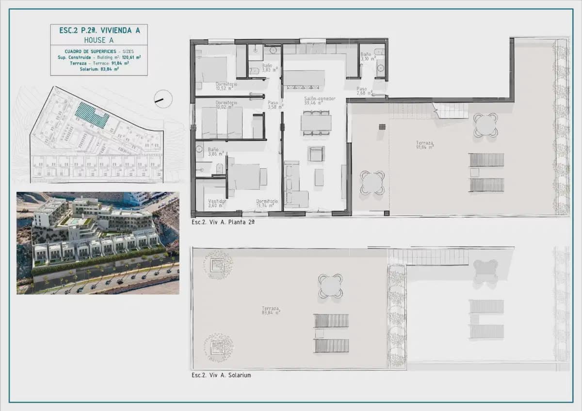 3 chambre Penthouse à vendre à Aguilas avec piscine garage - 353 500 € (Ref: 10108859)