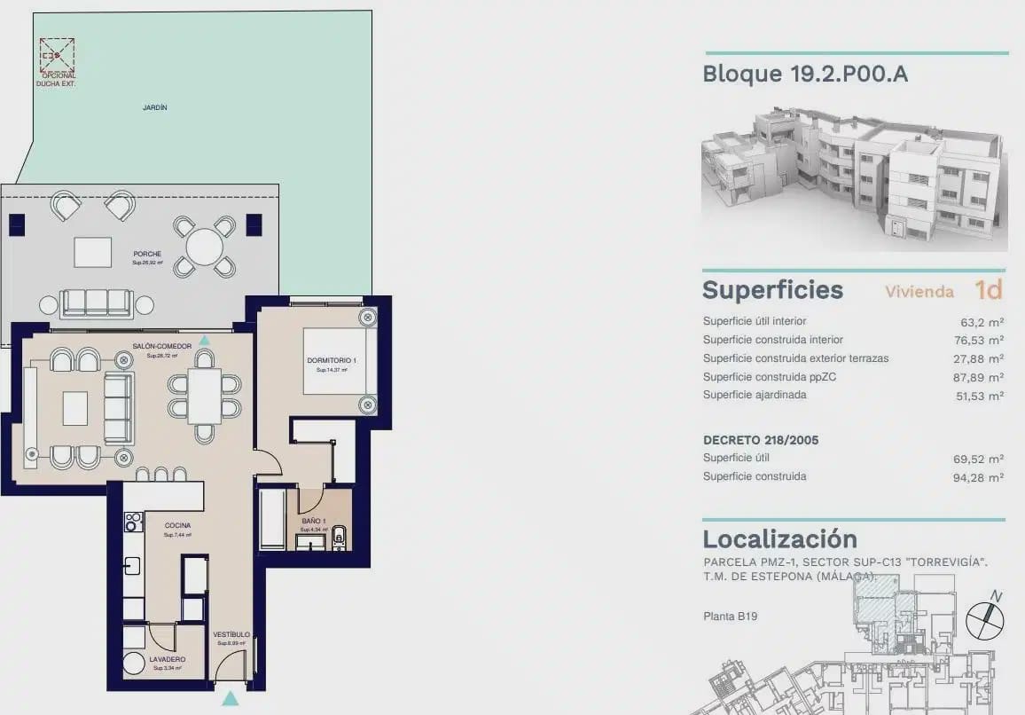 Apartamento de 1 habitación en New Golden Mile en venta con piscina garaje - 359.000 € (Ref: 10108862)