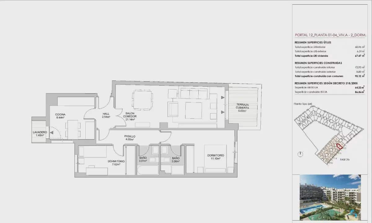 2 chambre Appartement à vendre à Mijas avec piscine garage - 320 000 € (Ref: 10111084)