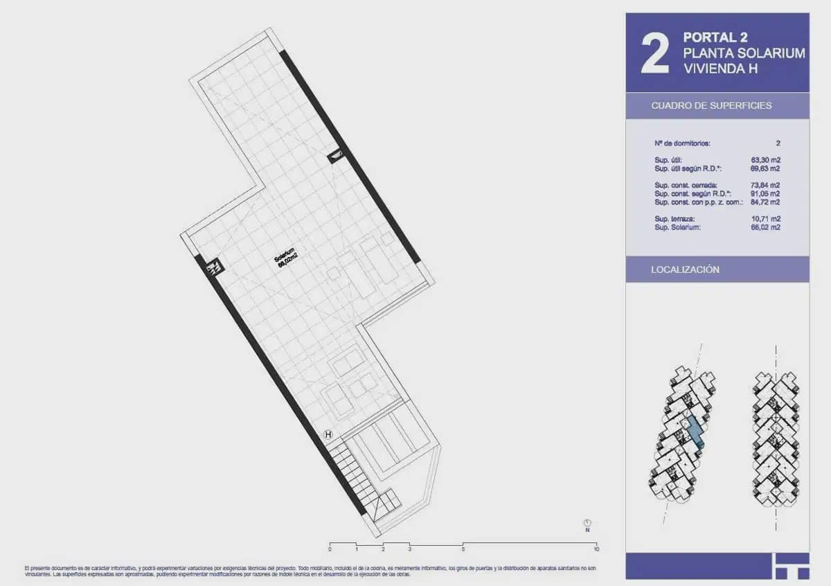 2 sypialnia Penthouse na sprzedaż w Torrox z basenem garażem - 363 000 € (Ref: 10111095)