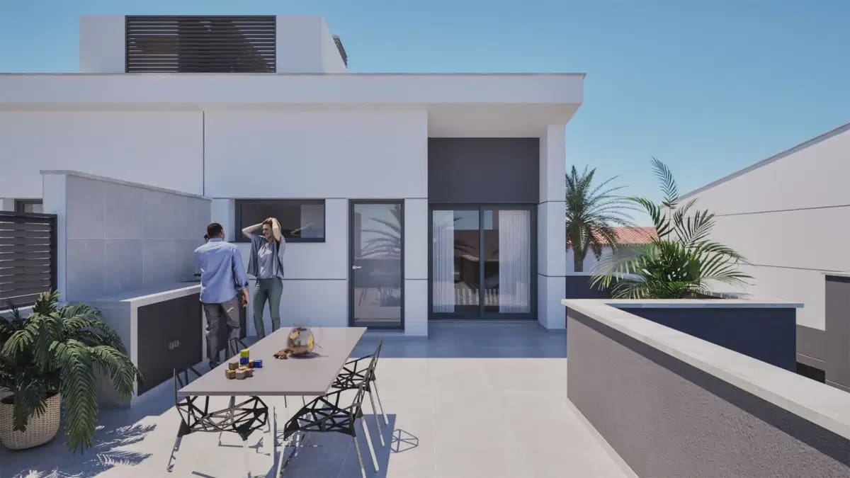 3 chambre Villa/Maison Semi-Mitoyenne à vendre à Los Nietos avec piscine - 374 900 € (Ref: 10111100)