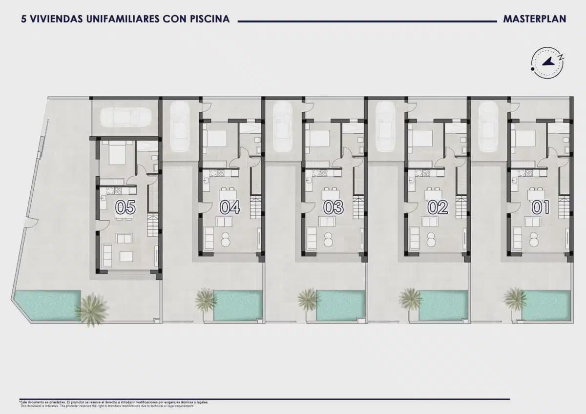 3 quarto Moradia Geminada para venda em San Pedro del Pinatar com piscina garagem - 380 000 € (Ref: 10111101)