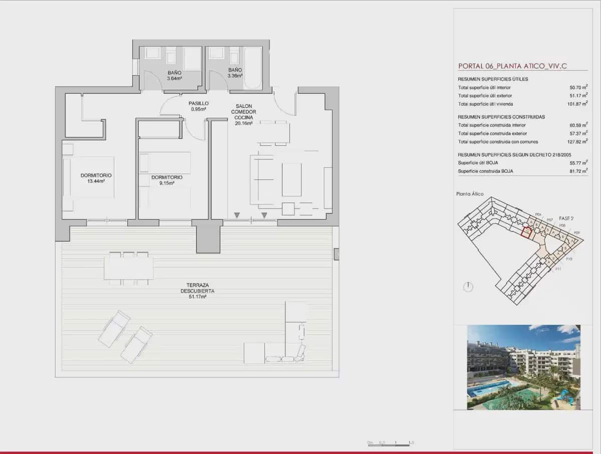2 bedroom Penthouse for sale in Mijas with pool garage - € 395,000 (Ref: 10114484)
