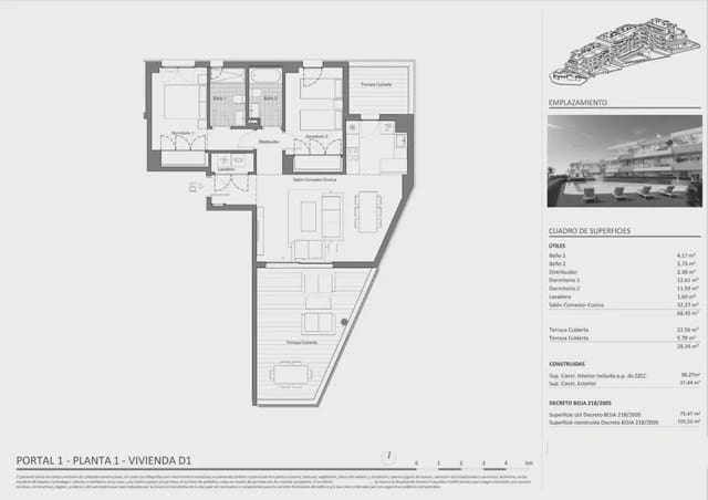2 soverom Leilighet til salgs i Zona Calvario, Estepona med svømmebasseng garasje - € 394 000 (Ref: 10114488)