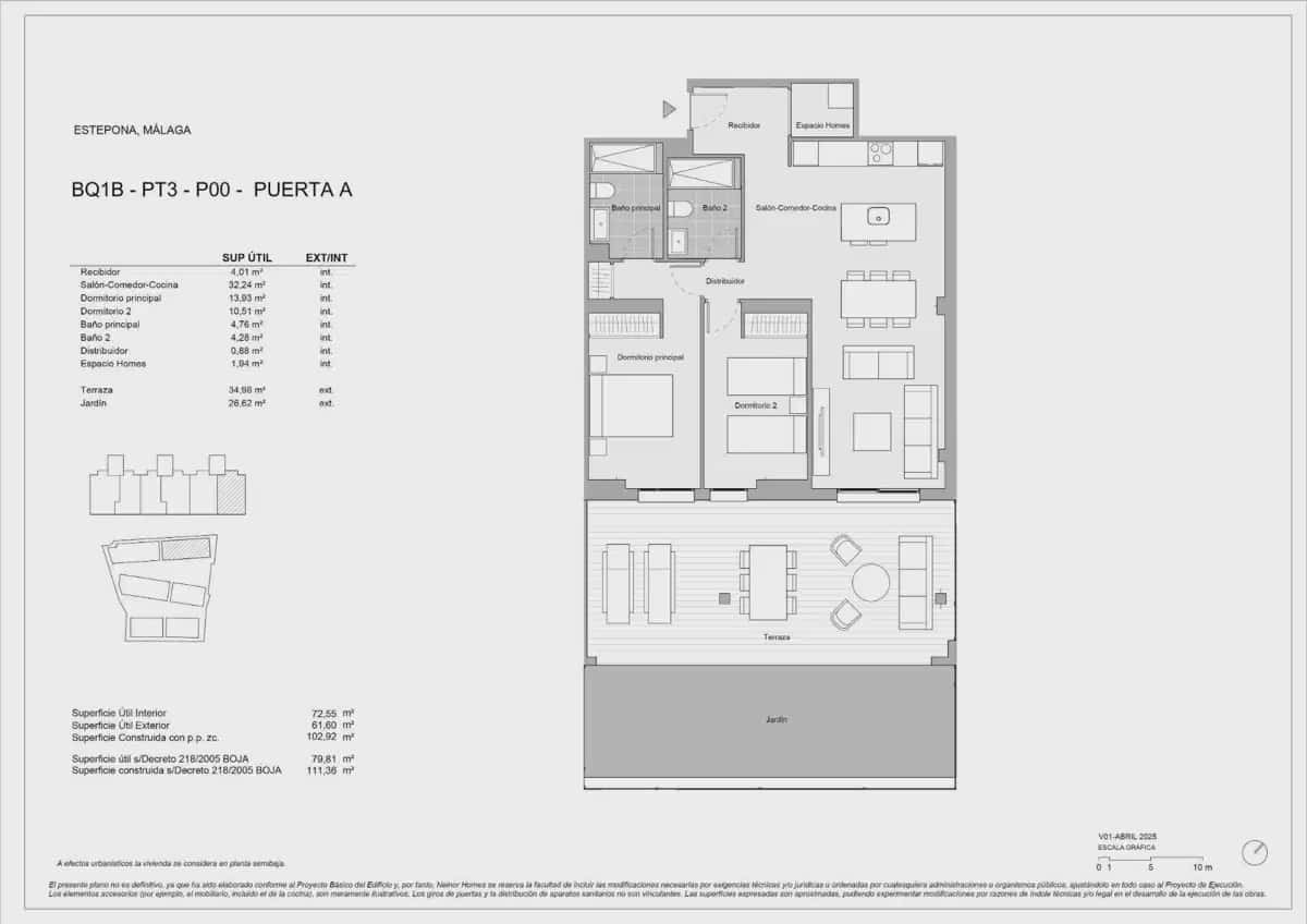 2 chambre Appartement à vendre à Estepona avec piscine garage - 343 000 € (Ref: 10114502)