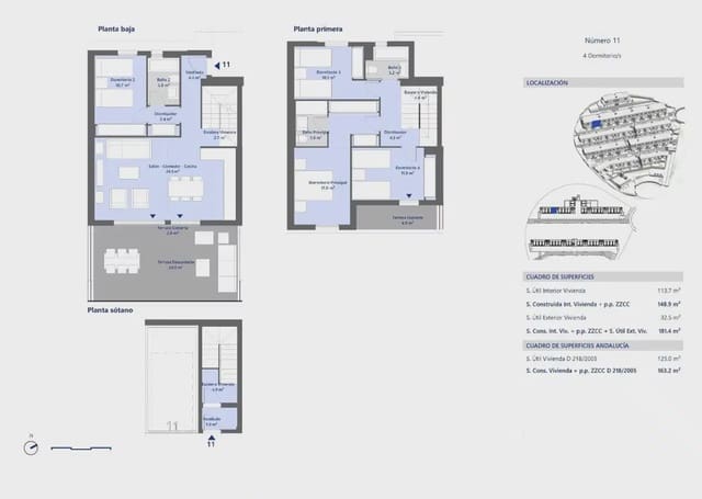 4 soveværelse Byhus til salg i Chullera, Manilva med swimmingpool garage - € 465.000 (Ref: 10120323)