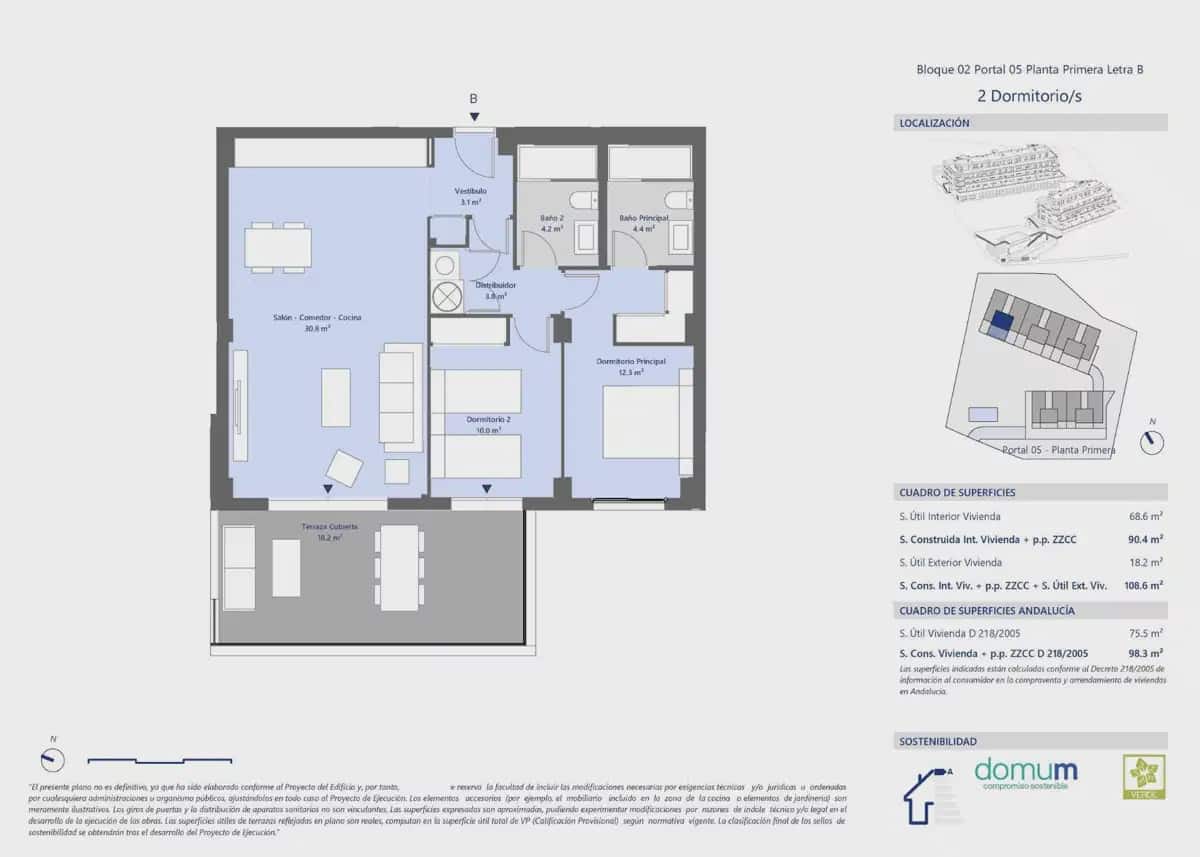 2 quarto Apartamento para venda em Mijas com piscina garagem - 496 000 € (Ref: 10120335)