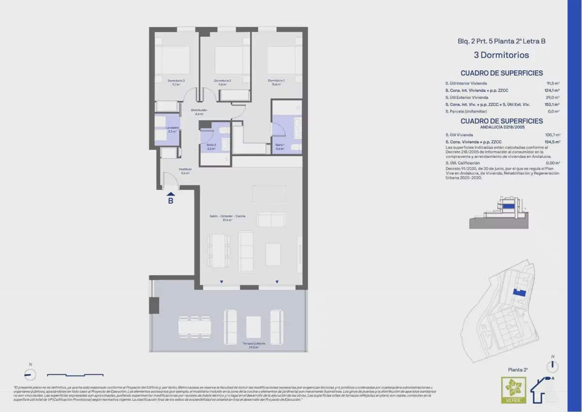 3 soveværelse Lejlighed til salg i Cancelada med swimmingpool garage - € 487.500 (Ref: 10120337)