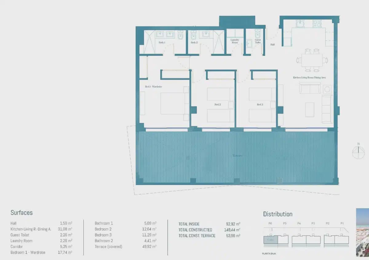 Apartamento de 3 habitaciones en Mijas en venta con garaje - 470.900 € (Ref: 10120342)