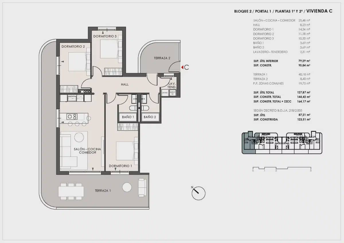 3 makuuhuone Huoneisto myytävänä paikassa Fuengirola mukana uima-altaan - 471 000 € (Ref: 10120343)