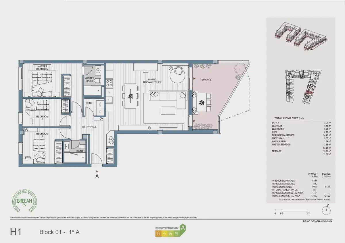 Apartamento de 3 habitaciones en Mijas en venta con piscina garaje - 525.000 € (Ref: 10120351)