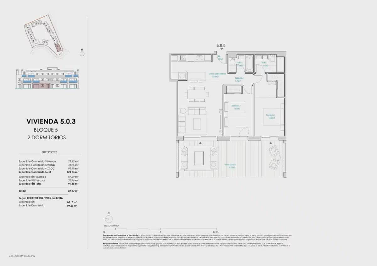 2 camera da letto Appartamento in vendita in Casares con piscina - 490.000 € (Rif: 10120354)