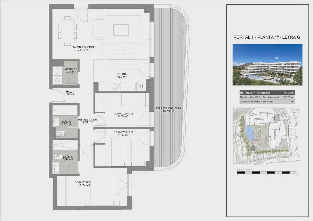 3 soveværelse Lejlighed til salg i Fuengirola med swimmingpool garage - € 469.950 (Ref: 10120367)