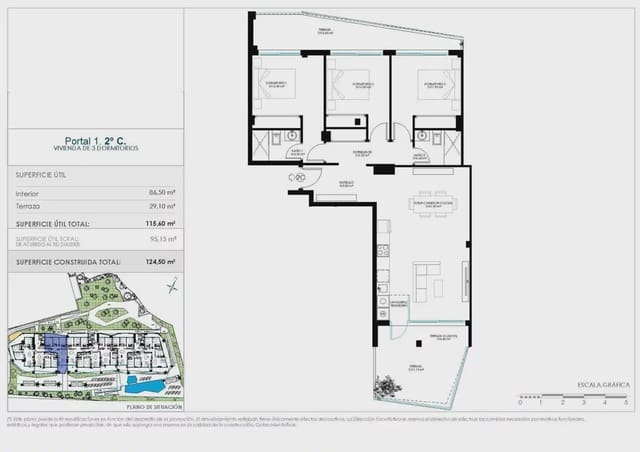 3 quarto Apartamento para venda em Montealto - Monterrey, Benalmádena com piscina garagem - 475 000 € (Ref: 10120373)