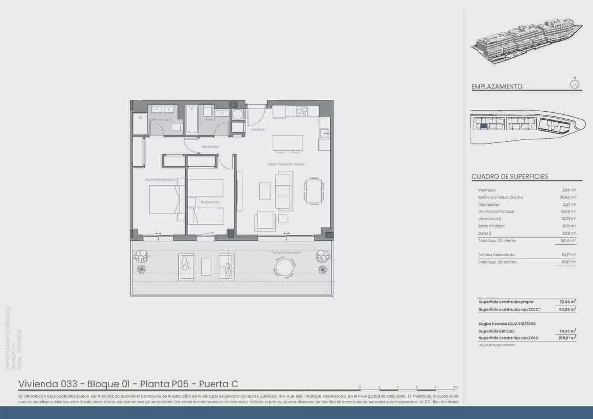 2 soveværelse Penthouse til salg i Estepona med swimmingpool garage - € 465.000 (Ref: 10120386)