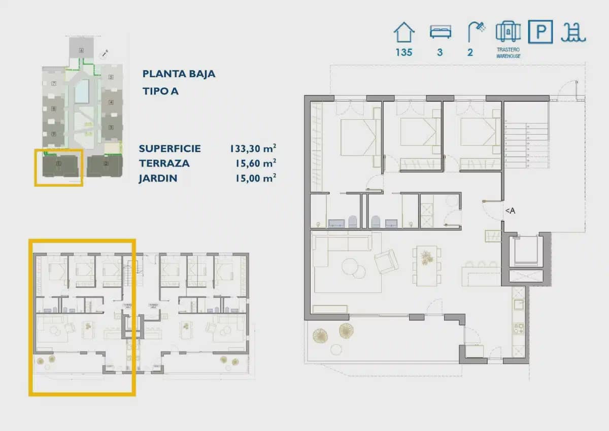 3 soverom Leilighet til salgs i San Pedro del Pinatar med svømmebasseng garasje - € 317 900 (Ref: 10135644)