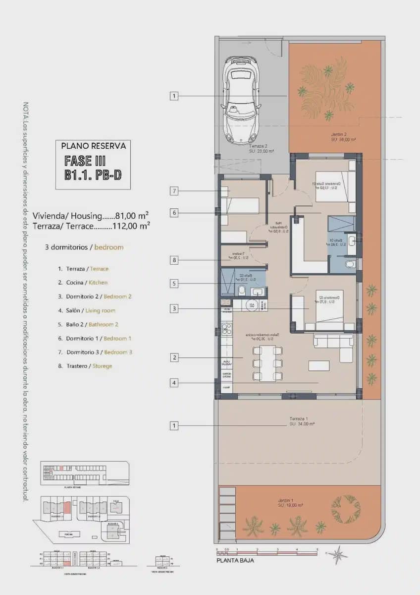 3 slaapkamer Appartement te koop in Los Alcazares met zwembad garage - € 309.900 (Ref: 10135646)