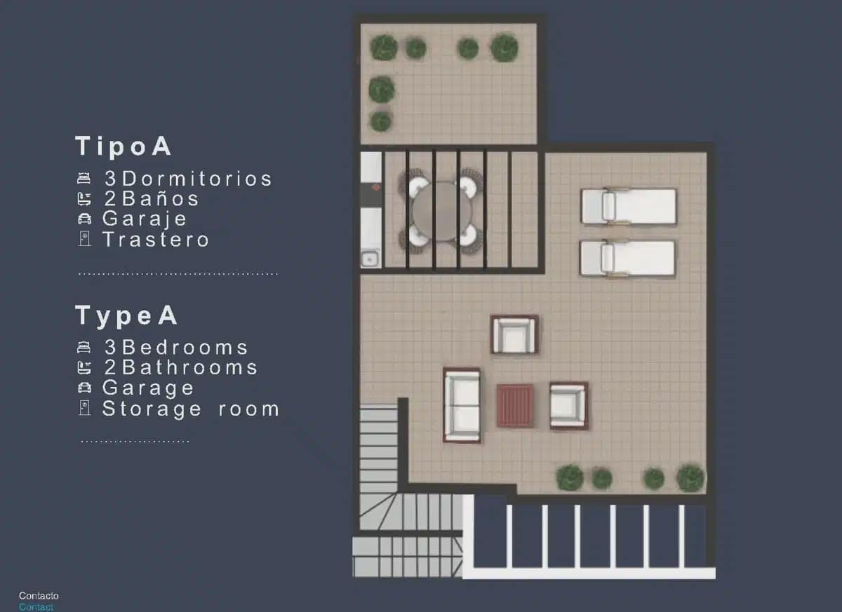 3 slaapkamer Bungalow te koop in San Pedro del Pinatar met zwembad garage - € 328.000 (Ref: 10140108)