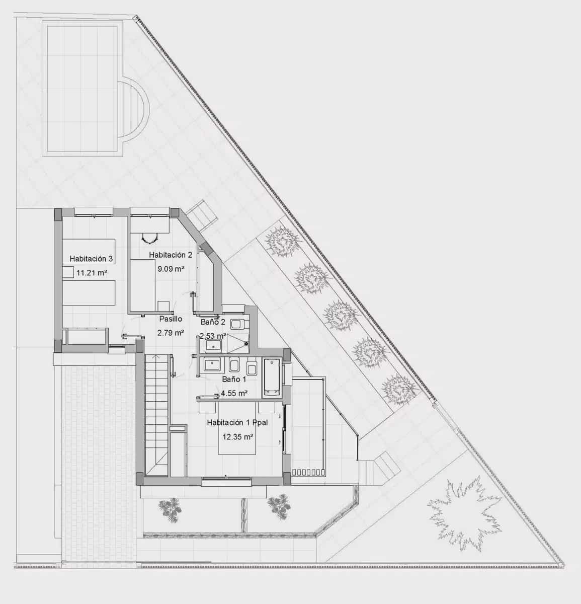 4 bedroom Semi-detached Villa for sale in Los Alcazares with pool garage - € 390,000 (Ref: 10153284)