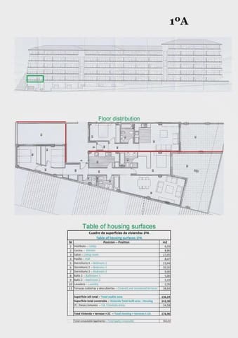 3 soveværelse Lejlighed til salg i Relleu med swimmingpool garage - € 280.000 (Ref: 10163681)