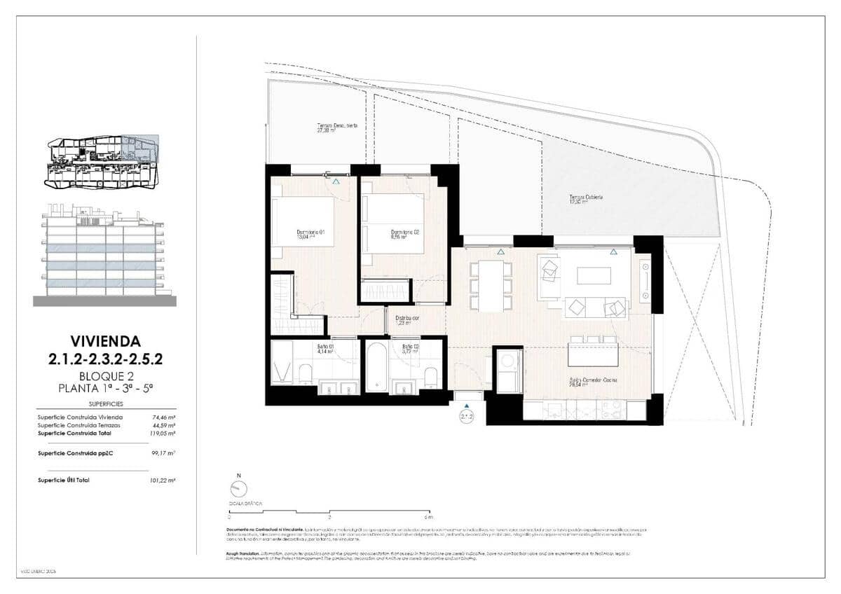2 sovrum Lägenhet till salu i La Villajoyosa / Vila Joiosa - 490 000 € (Ref: 9289877)