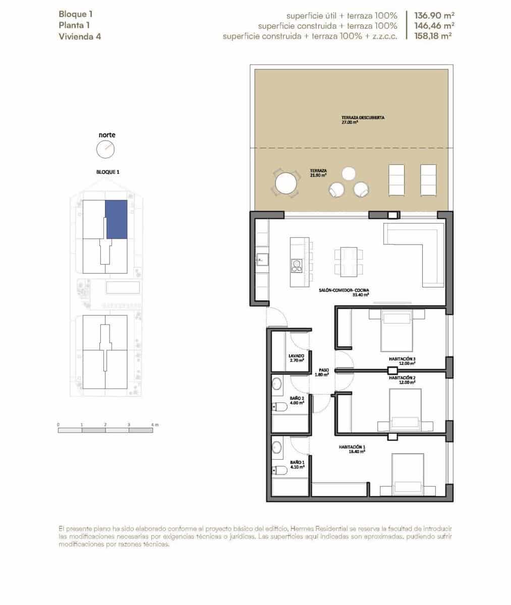 3 bedroom Apartment for sale in San Juan de Alicante / Sant Joan d'Alacant - € 448,299 (Ref: 9289920)