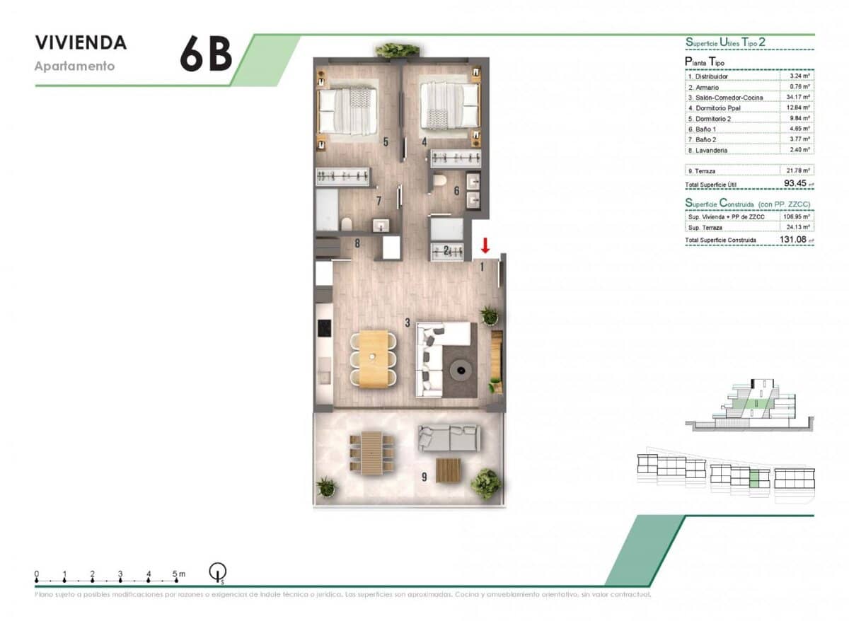 2 bedroom Apartment for sale in Finestrat - € 460,000 (Ref: 9293401)