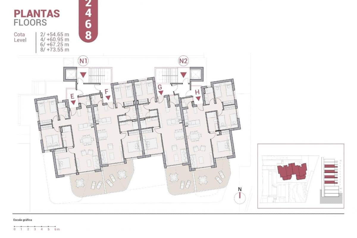 2 Zimmer Apartment zu verkaufen in Calpe / Calp - 479.000 € (Ref: 9293403)