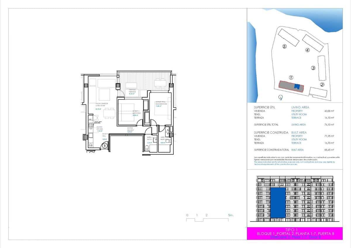 2 bedroom Apartment for sale in Torrevieja - € 449,000 (Ref: 9293405)