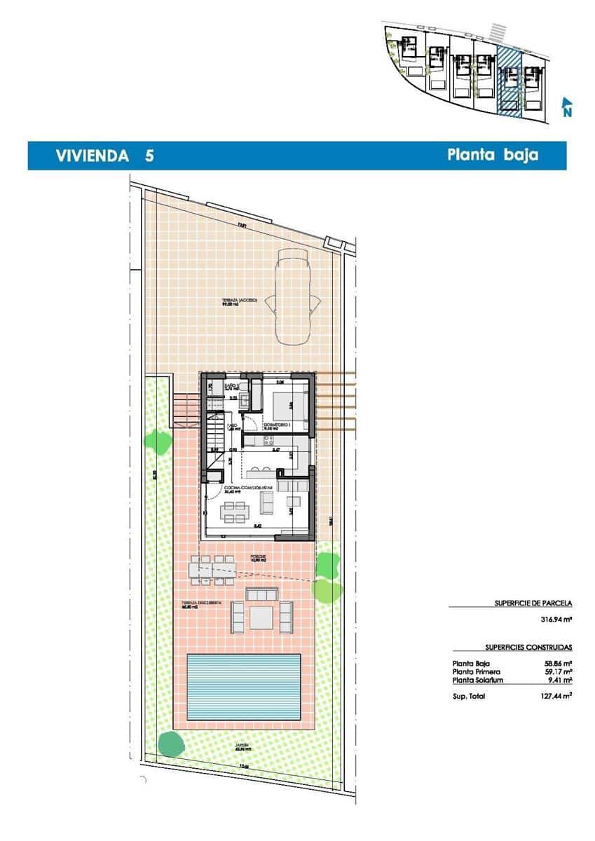 3 camera da letto Villa in vendita in Pilar de la Horadada - 474.900 € (Rif: 9293414)