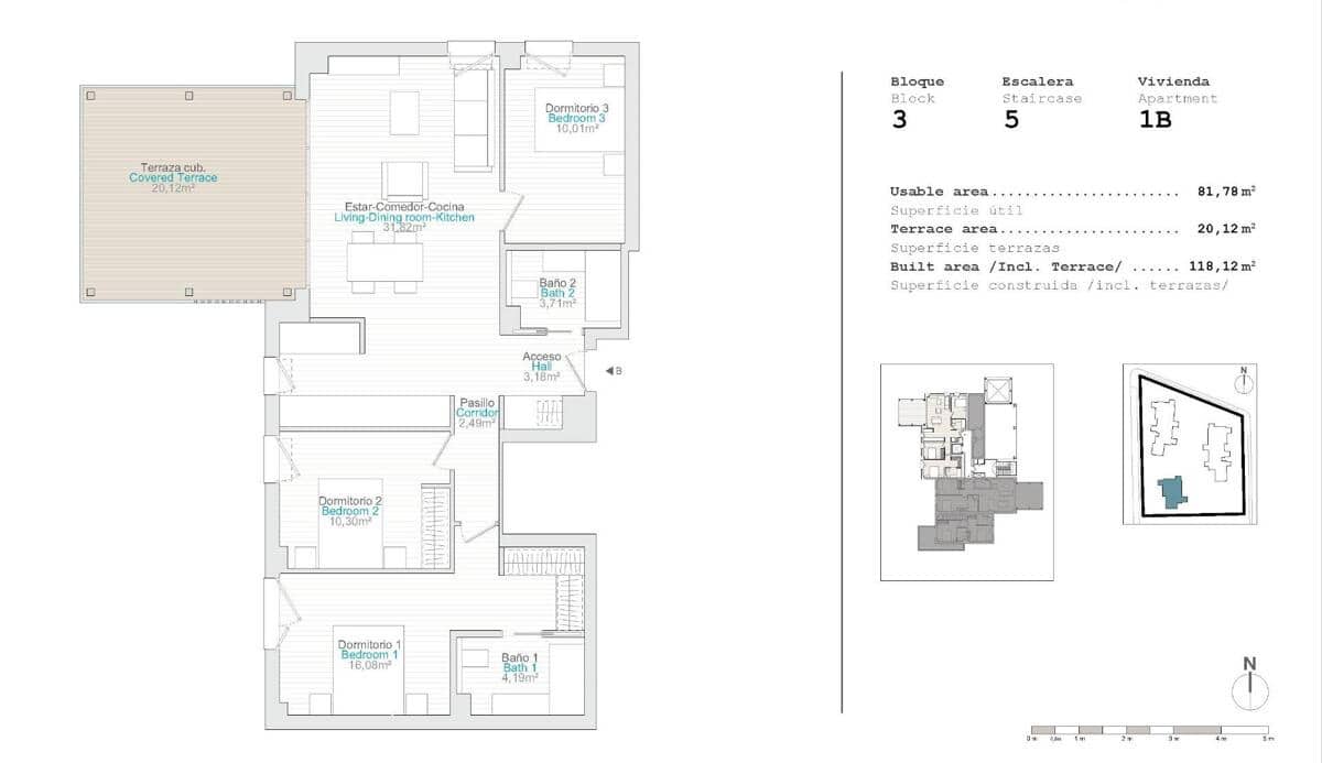 Apartamento de 3 habitaciones en El Vergel / Verger en venta - 395.000 € (Ref: 9332806)