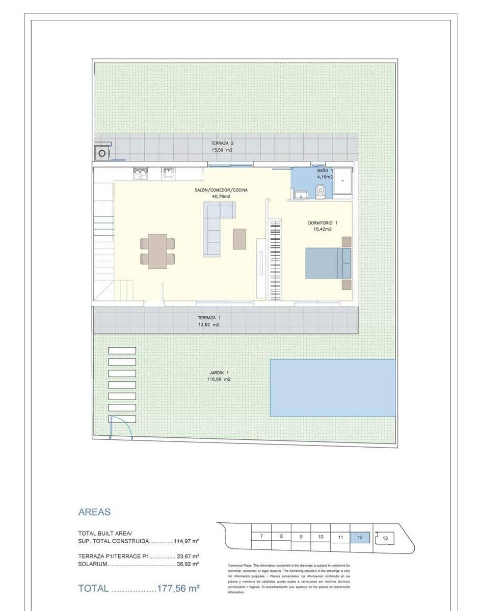 2 slaapkamer Villa te koop in Dehesa de Campoamor - € 372.000 (Ref: 9332810)